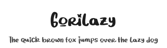 Gorilazy by Scratch Design — Script Handwritten Font