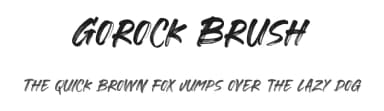 Gorock Brush by Creatype Studio — Script Handwritten Font — thumbnail 1