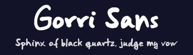 Gorri Sans by Jesús Gorriti — Script Handwritten Font — thumbnail 2