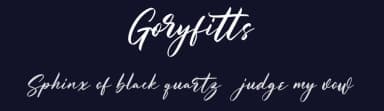 Goryfitts by Maulana Creative — Script Handwritten Font — thumbnail 2