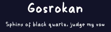 Gosrokan by Mightyfire — Script Handwritten Font — thumbnail 2