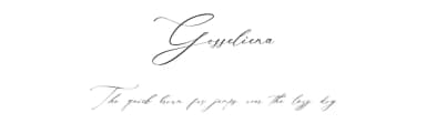 Gosseliena by Koplexs Studio — Script Handwritten Font — thumbnail 1