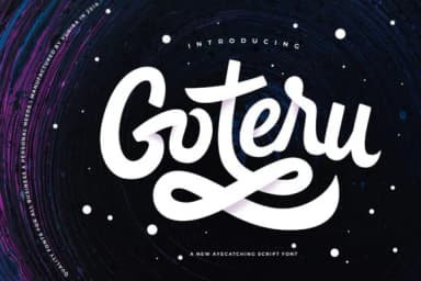 Goteru Font by Vunira — Script Handwritten Font — thumbnail 1
