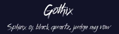 Gothix by DM Letter Studio - Dimas Prasetyo — Script Handwritten Font — thumbnail 2