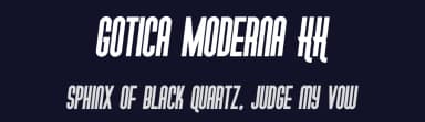 Gotica Moderna KK by koeiekat — Sans Serif Font — thumbnail 2