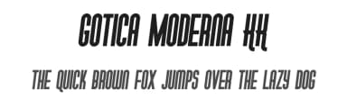 Gotica Moderna KK by koeiekat — Sans Serif Font — thumbnail 1