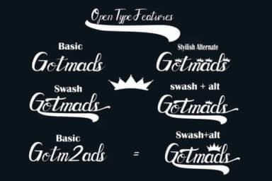 Gotmads Font by dmletter31 — Script Handwritten Font — thumbnail 3