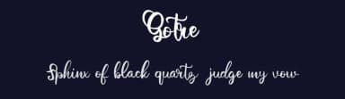 Gotre by Vunira Design — Script Handwritten Font — thumbnail 2