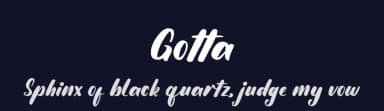 Gotta by FatmaStudio — Script Handwritten Font — thumbnail 2