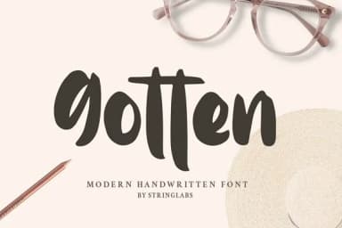 Gotten Font by StringLabs — Script Handwritten Font — thumbnail 1