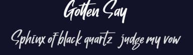 Gotten Say by Lettersiro Studio — Script Handwritten Font — thumbnail 2