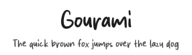 Gourami by MJType — Script Handwritten Font — thumbnail 1