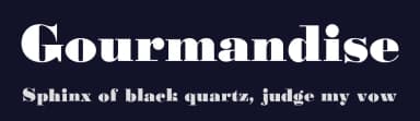 Gourmandise by ClaudeP — Serif Font — thumbnail 2