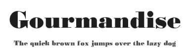 Gourmandise by ClaudeP — Serif Font — thumbnail 1