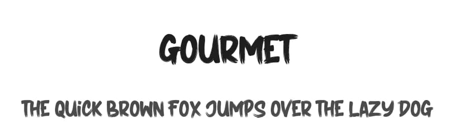 Gourmet by Eifetstype — Script Handwritten Font