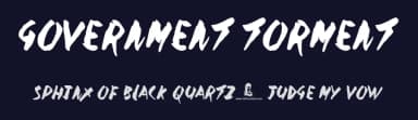 Government Torment by JSH creates — Script Handwritten Font — thumbnail 2