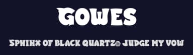 Gowes by twinletter — Script Handwritten Font — thumbnail 2