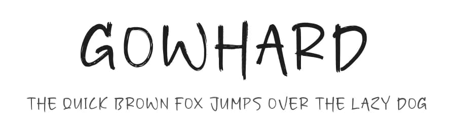 Gowhard by Perspectype Studio - Letterena.com — Script Handwritten Font