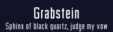 Grabstein by Uwe Borchert — Sans Serif Font — thumbnail 2