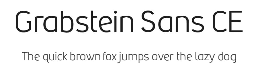 Grabstein Sans CE by Grabstein — Sans Serif Font — preview 1