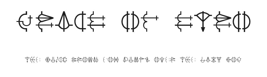 Grace of Etro by hechicero — Dingbats Font