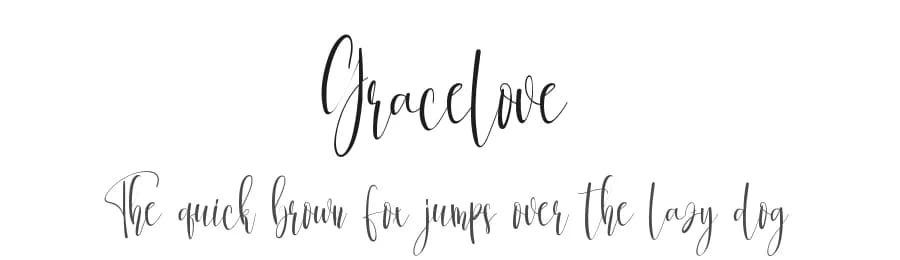 Gracelove by Scratchones — Script Handwritten Font