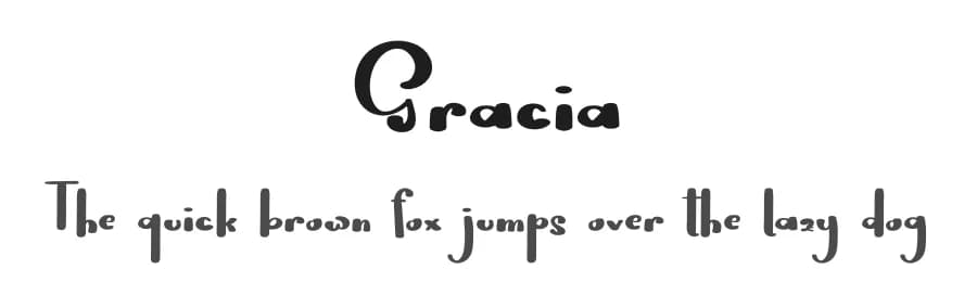 Gracia by Luluk Surotul — Script Handwritten Font