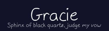 Gracie by Kerry Ellis — Script Handwritten Font — thumbnail 2