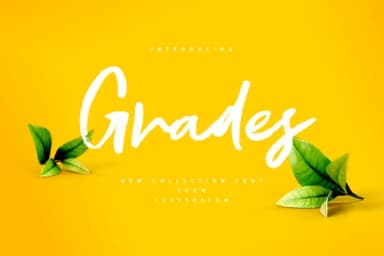 Grades Font by Letteratom — Script Handwritten Font — thumbnail 1