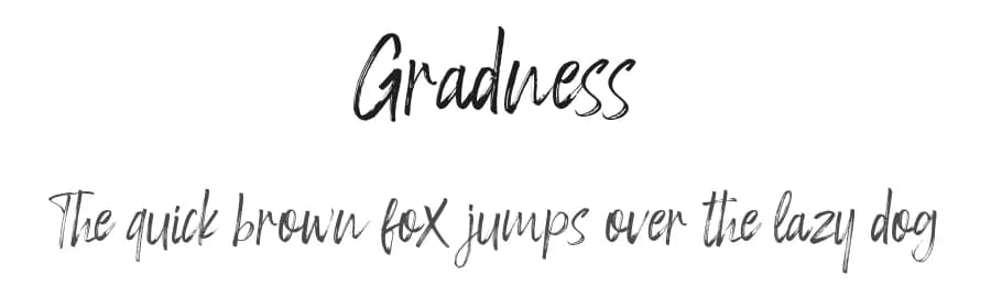 Gradness by Madatype Studio — Script Handwritten Font