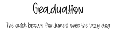 Graduation by Al Ghul — Script Handwritten Font — thumbnail 1