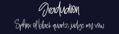 Graduation by Scratchones — Script Handwritten Font — thumbnail 2