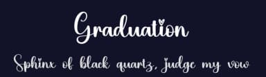 Graduation by Scratchones — Script Handwritten Font — thumbnail 2