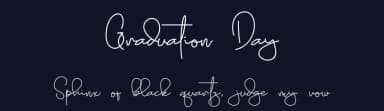 Graduation Day by Erik Studio — Script Handwritten Font — thumbnail 2