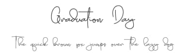 Graduation Day by Erik Studio — Script Handwritten Font — thumbnail 1