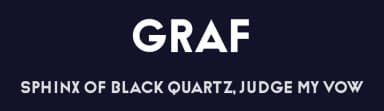 Graf by Vladimir Nikolic — Sans Serif Font — thumbnail 2