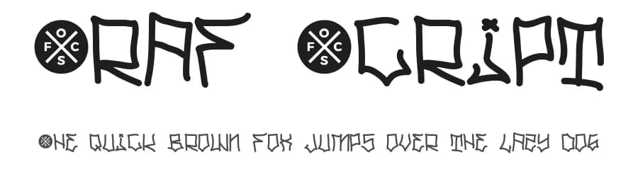 Graf Script by Out of Step Font Company — Script Handwritten Font