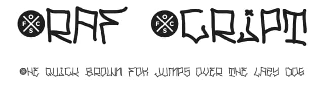 Graf Script by Out of Step Font Company — Script Handwritten Font