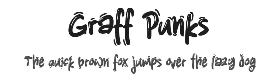 Graff Punks by Fontherapy — Script Handwritten Font