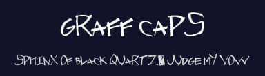 Graff Caps by Xerographer Fonts — Script Handwritten Font — thumbnail 2