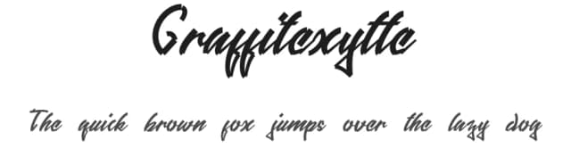 Graffitexytte by Rudi Winarko — Script Handwritten Font