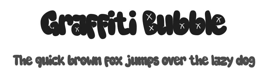 Graffiti Bubble by Nirmana Visual — Script Handwritten Font