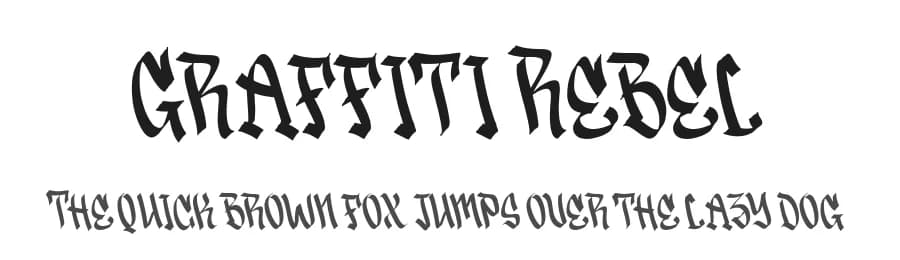 Graffiti Rebel by Blankids — Script Handwritten Font