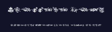 Graffiti Tags by Woodcutter — Dingbats Font — thumbnail 2