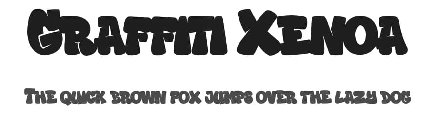 Graffiti Xenoa by Nirmana Visual — Script Handwritten Font