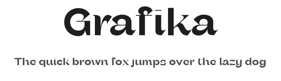 Grafika by Saridezra — Serif Font