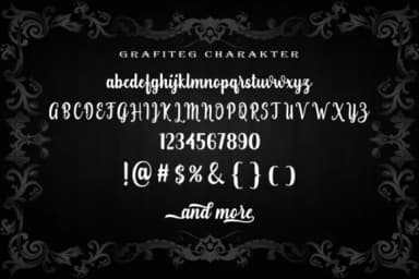 Grafiteg Script Font by Fajry's Type — Script Handwritten Font — thumbnail 8