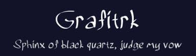 Grafitrk by Selman AY — Script Handwritten Font — thumbnail 2