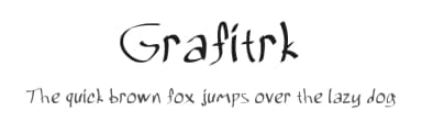 Grafitrk by Selman AY — Script Handwritten Font — thumbnail 1