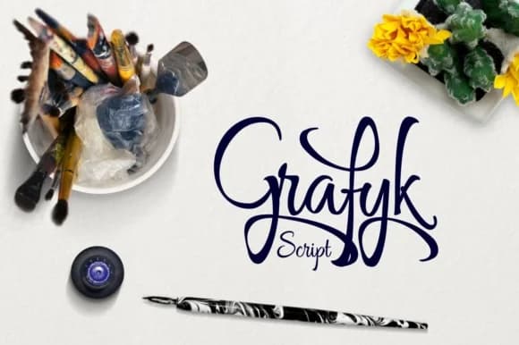 Grafyk Font by Digital Typeface Studio — Script Handwritten Font